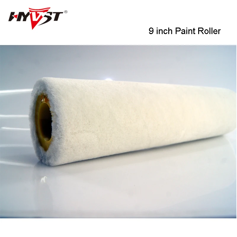 9 inch Lint Free White Fleece roller brush Short Plush 4mm Paint roller head Suitable for airless paint roller and Plain roller