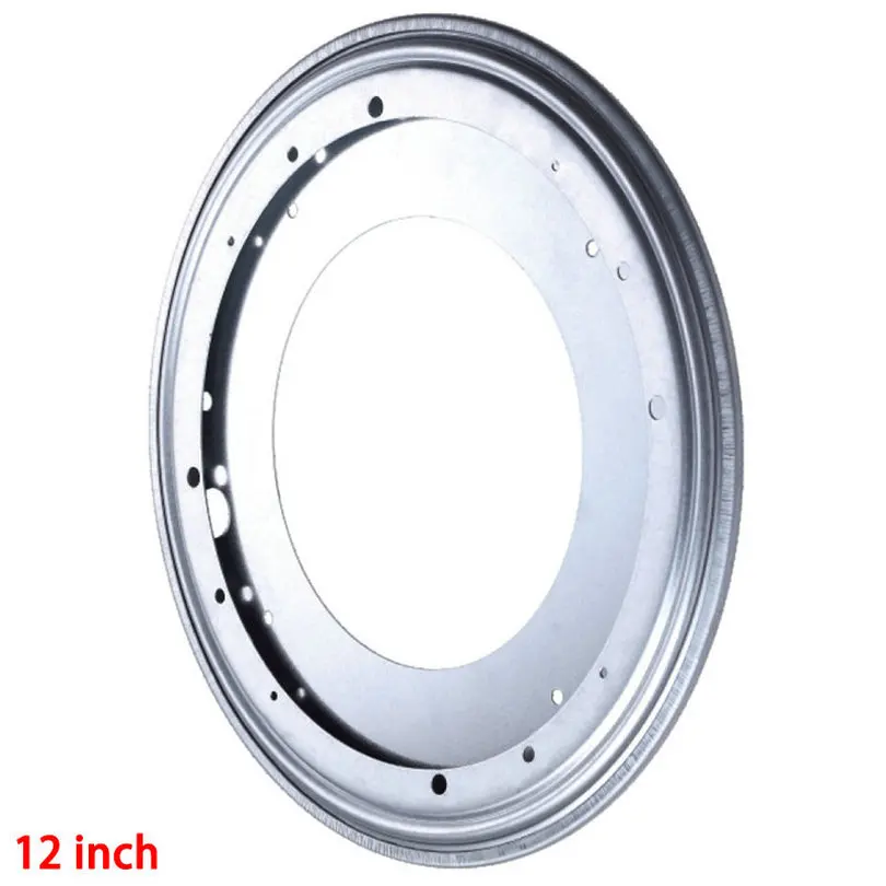 HQ 12INCH (300MM) TV Rack Desk Tool Full Ball Bearing Swivel Plate Lazy Susan Turntable