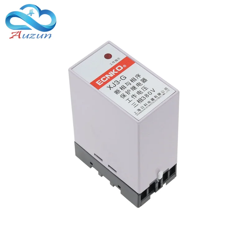 Xj3-g fault phase and phase sequence protection relay AC380V lack phase three phase unbalanced protector.