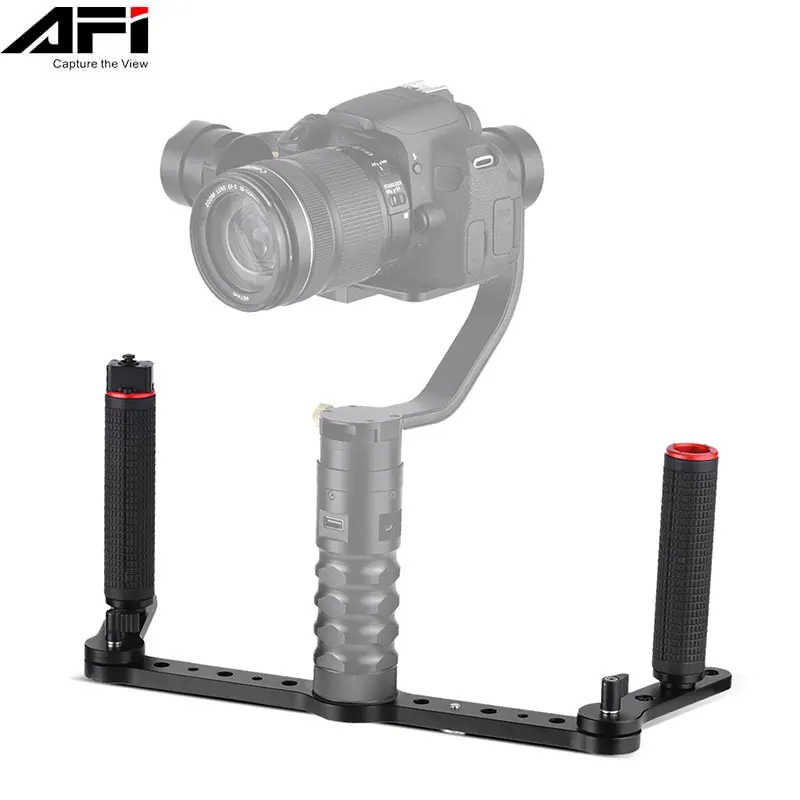 AFI กิมบอลมือจับคู่3SD-1A พร้อมการควบคุมจอยสติ๊กวัสดุอะลูมินัมอัลลอยสำหรับ AFI VS-3SD กิมบอล3แกน