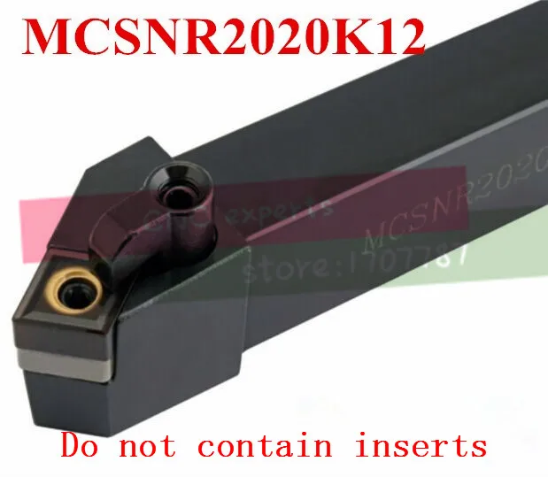 MCSNR2020K12 CNC Turning Tool Holder External Turning Tool Metal Lathe Cutting Tools MCSNR/L type