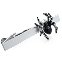 HAWSON Fashionable Spider Tie Clip for men,High Quality Men's Accessories/Jewelry Gift for Men Wholesale