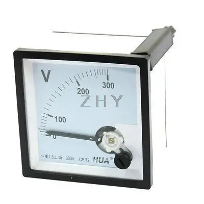 

Class 1.5 AC 300V 450V 500V 600V 1000V 6V/100V 10V/100V 35/100V Range Analog Voltage Voltmeter Panel Meter CP-72 72x72