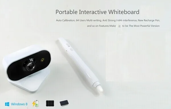 new design school portable interactive whiteboard F-35L audio visual system class interactive with Multi Users 64 points