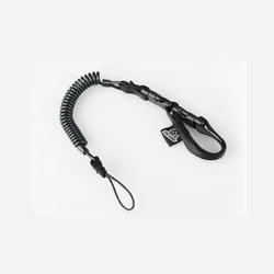 Canis-eslinga de resorte para pistola de caza, accesorio de caza, Color negro tostado, un punto de 110cm a 115cm, OS13-0049