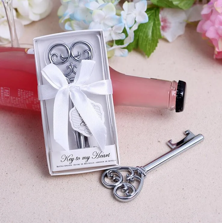 DHL Free Shipping+Wholesale Holiday Supplies Key to my Heart Bottle Opener Wedding favors and gifts,100pcs/lot