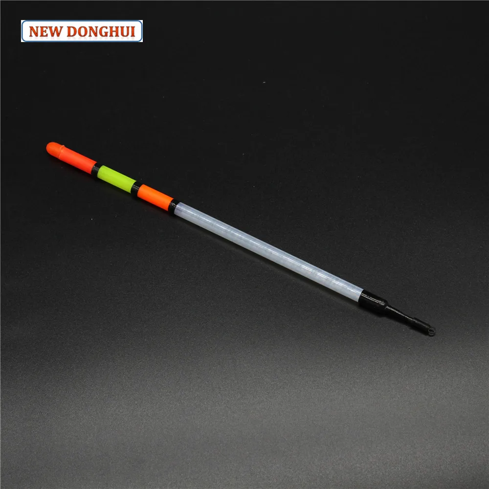 Newdonghui 10pcs/Lot PVC Tube Float Fishing Bobber Buoyancy Plastic Fishing Floats Low Profile Fishing Accessories