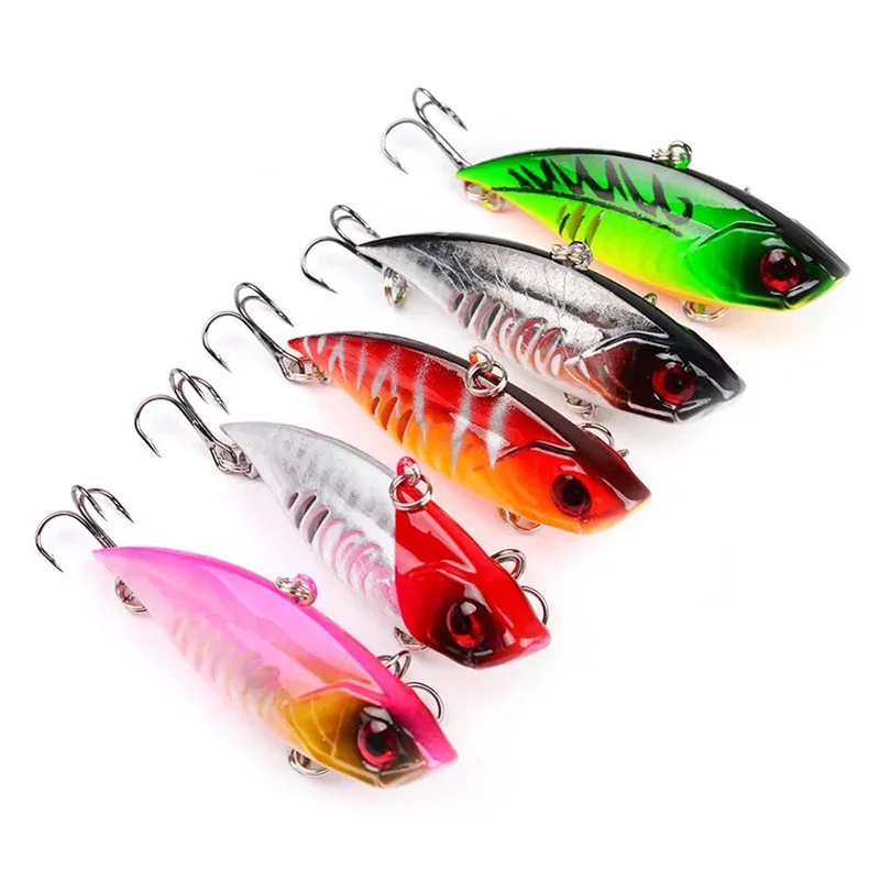 1PCS 6.5cm 11g Hard Fishing Lure VIB Rattlin Hook Fishing Sinking Vibra Rattlin Hooktion Lures Crank Baits