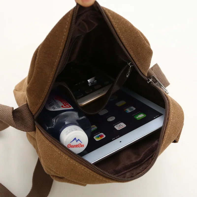 Vintage Women's Messenger Bags Canvas Shoulder Bag Fashion Business Crossbody Bag Patchwork Multifunctional Travel Handbag