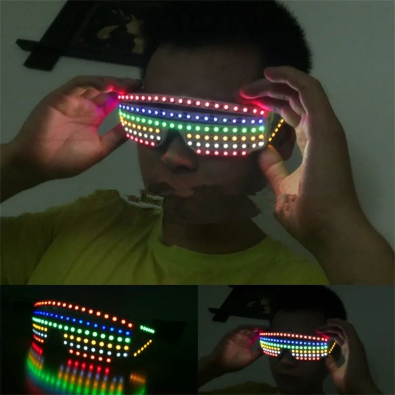 

New Design Colorful Led Luminous Growing Lighting Up Glasses Illuminate Gift Glasses For Event Party Supplies DJ Club Stage Show