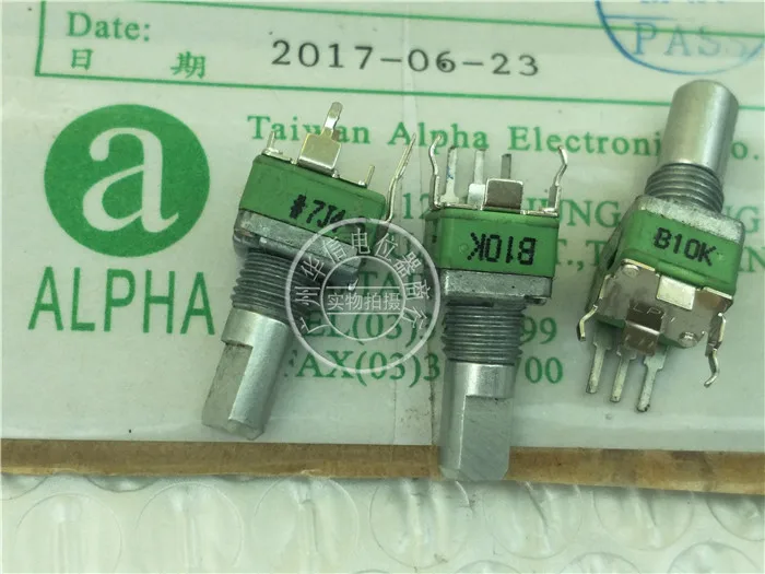 Original new 100% RD901F 7J4-5 09 TYPE vertical single potentiometer B10K handle length 15MMF step 4 points (SWITCH)