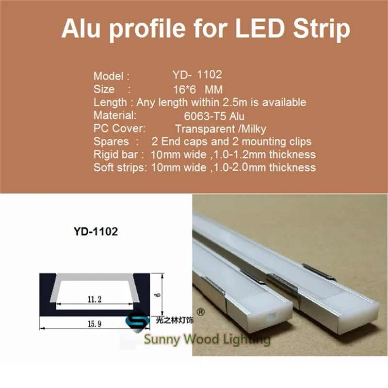 Imagem -06 - Polegada m Perfil de Alumínio para Tira Conduzida Levou Canal para 811 Milímetros Placa Pcb Levou Luz Bar Perfil com Peças de Reposição 10 Peças Lote 40
