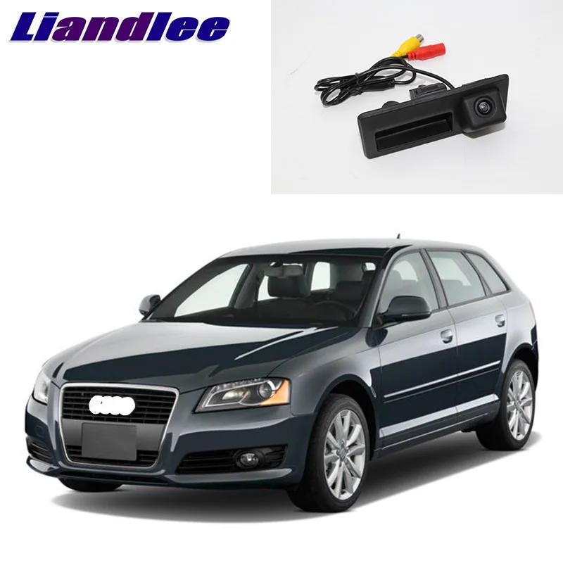 

LiandLee Car Trunk Handle Rear View Reversing Parking Camera For Audi A3 Hatchback 8P 2003~2012