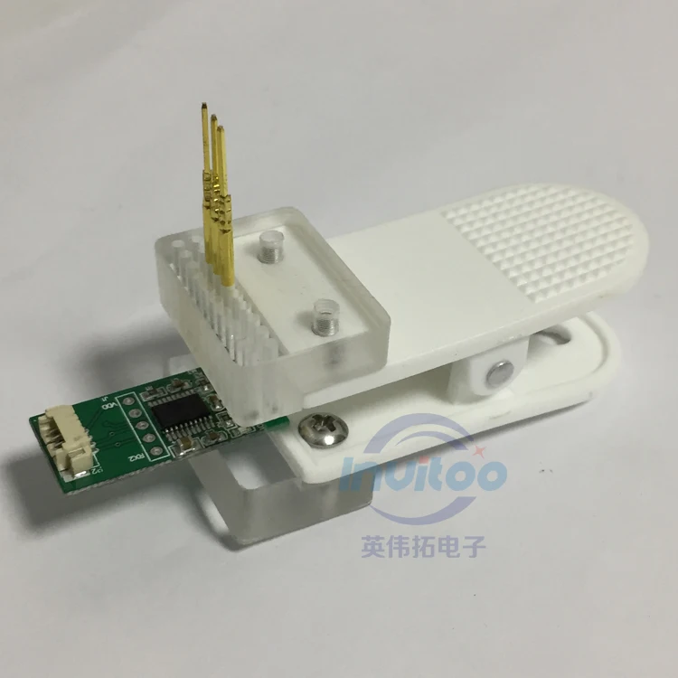 

PCB test rack clamp fixture download program burning