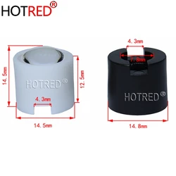 LED Lens 10 Degree IR Focus Reflector Collimator 14.5mm Lenses with Black White Holder For 1W 3W 5W High Power COB Lamp Light