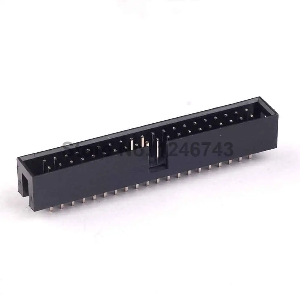 20PCS DC3-40P 40Pins Simple Croissants JTAG Spacing 2.54mm Connector JTAG ISP Plug