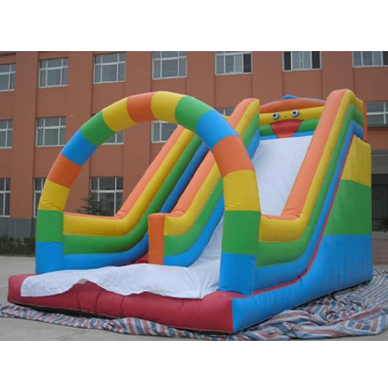 

Giant playground slide with arch kids outdoor slide bouncy slide toy