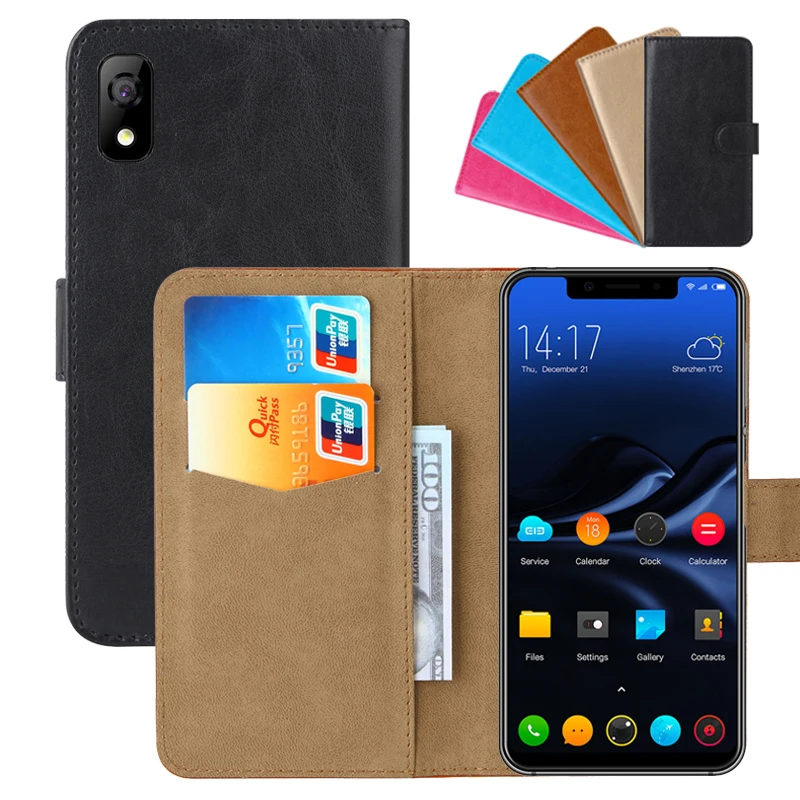 

Luxury Wallet Case For Elephone A4/A4 Pro PU Leather Retro Flip Cover Magnetic Fashion Cases Strap