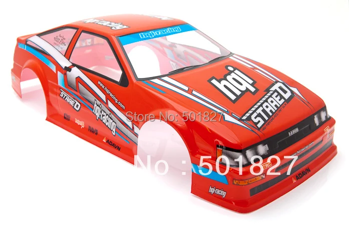 YUKALA rc parts shell body for 1/10 R/C Car  PVC painted Body Shell 190mm Red