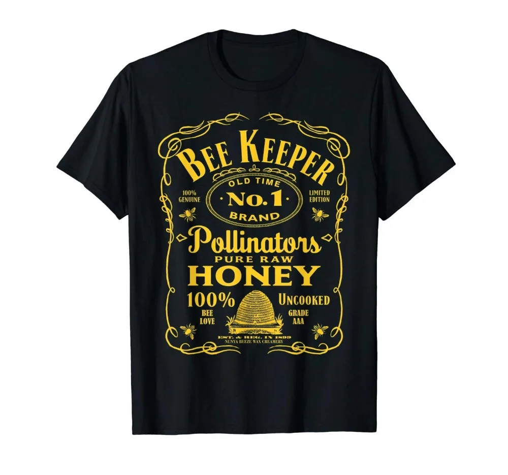 

Beekeeper T-Shirt Beekeeping Shirt Old Time Honey 2019 New Arrival Stringer Men Free China Post Shipping Homme Tee Shirt