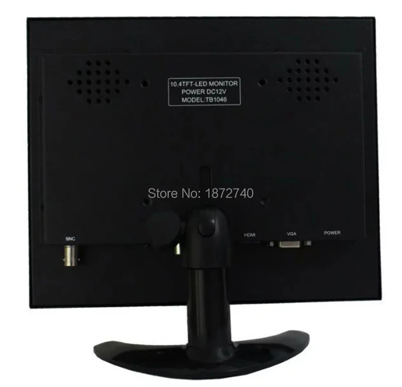 10 inch/10.4 inch metal shell BNC HDMI VGA AV interface hd monitor display LCD computer monitor  4 ：3