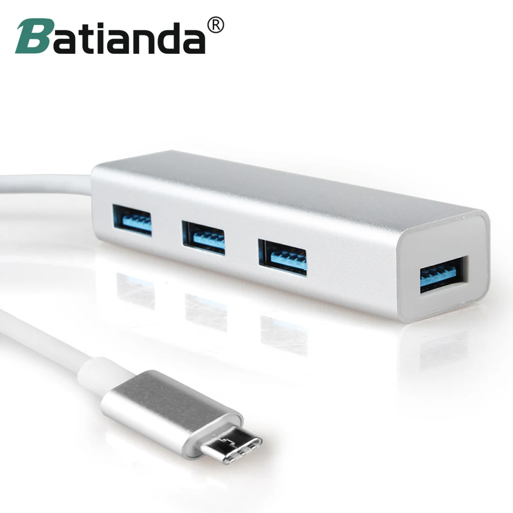 

4 в 1 адаптер USB Type-C HUB, USB Type-C 3.1 порт на 4 USB 3.0 порт s Hub зарядный преобразователь для нового MacBook Pro A1706 A1707/Ret 12