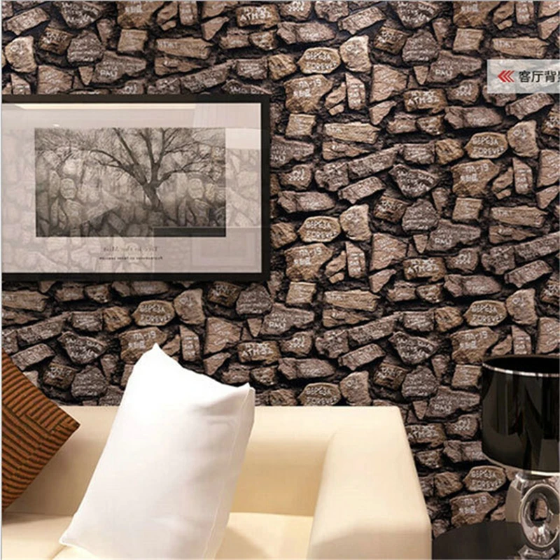 

beibehang Modern Thick 3D Stone Wallpaper Stereo Wallpapers Home Decoration Project Wall Paper Waterproof PVC Papel de Pared