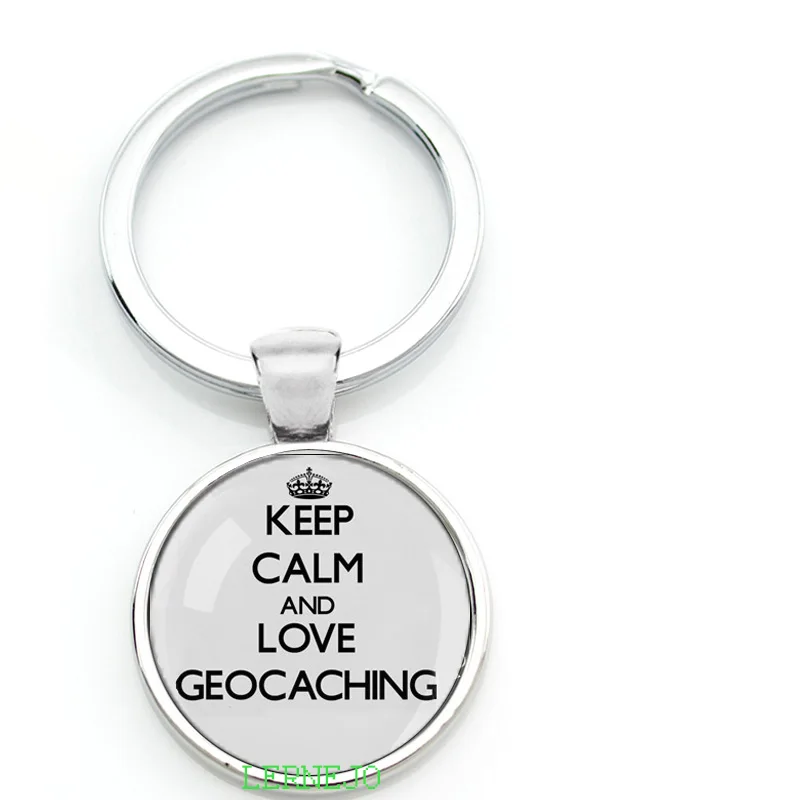 Geocaching activity badge  Geocaching logo travel  tag   keychain Geocaching gratuite  keep Calm   for  tshirt geocaching