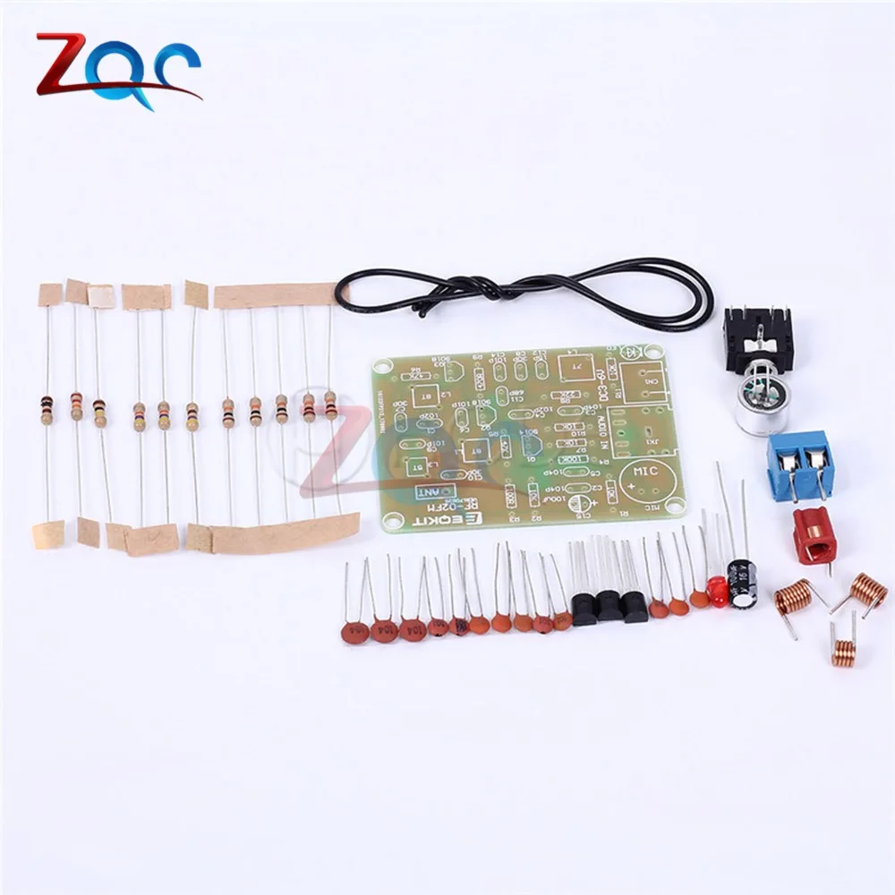 88-108MHz FM Frequency Modulation Wireless Microphone Module DIY Kits Transmitter Board Parts DC 3-6V FM Transmitter Module