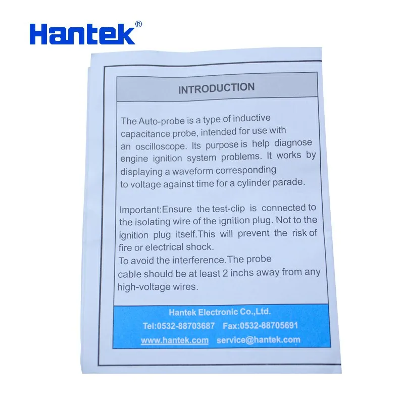 Hantek Auto Ignition Probe (HT25) comprimento 2,5 metros Decaiência de até 10000:1