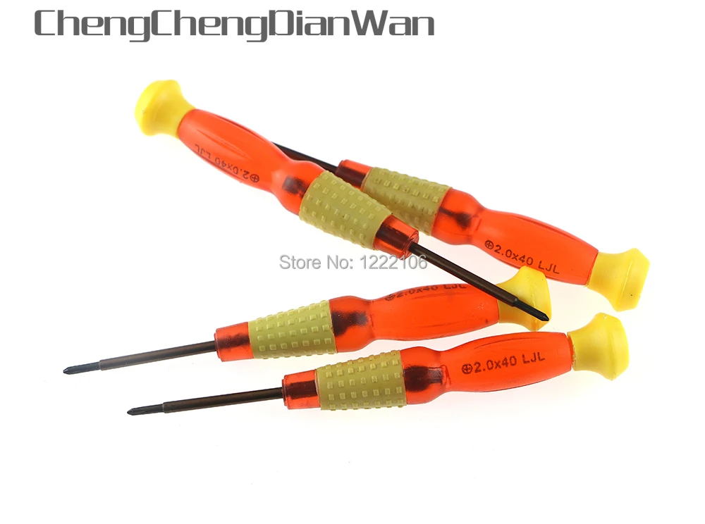 ChengChengDianWan Cross 2.0*40mm Professional Screwdriver for PS3 PS2 Controller Teardown Disassemble Repair Tool 5pcs