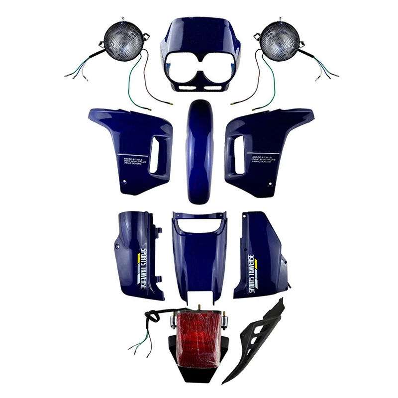 Road Passion ABS Plastic Fairing Cowl Bodywork Kit Set for Honda NX250 AX-1  AX1 AX 1 Sports Traverse Blue & Black New