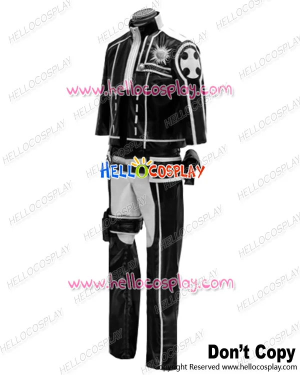 D Gray Man Cosplay Lavi Rabi Black White Uniform Costume H008