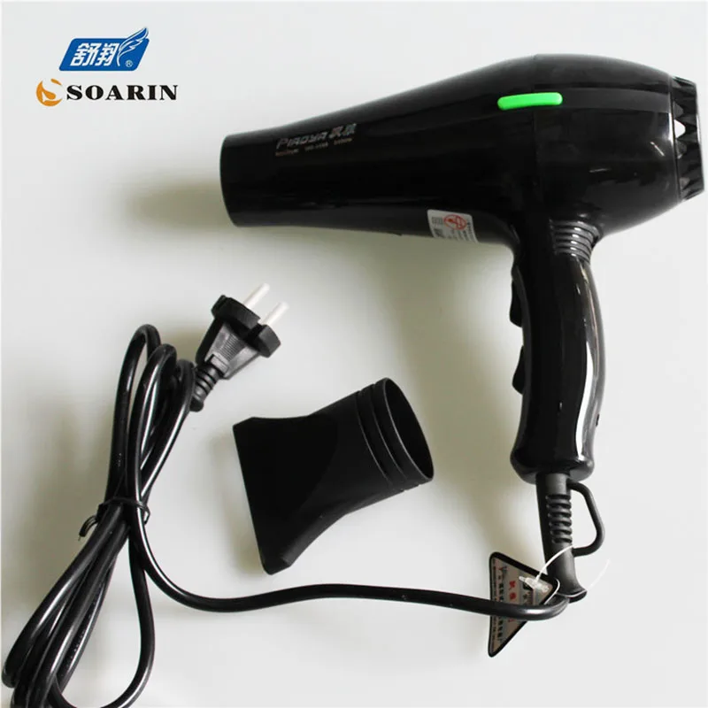 SOARIN-secador de pelo profesional para el hogar, dispositivo de aire caliente/frío de alta potencia, Termostato negro