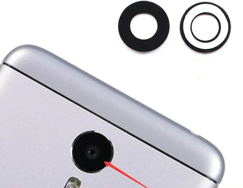 100% New Housing Back Rear Camera lens Camera cover glass with Adhesives For Meizu M1 / M2 / M3 / M3S / M1 Metal Replacement