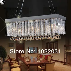 6LED bulb K9 crystal Chandelier popular design square New modern 90V ~260V  crystal lights Factory price  Bedroom lamp Hall