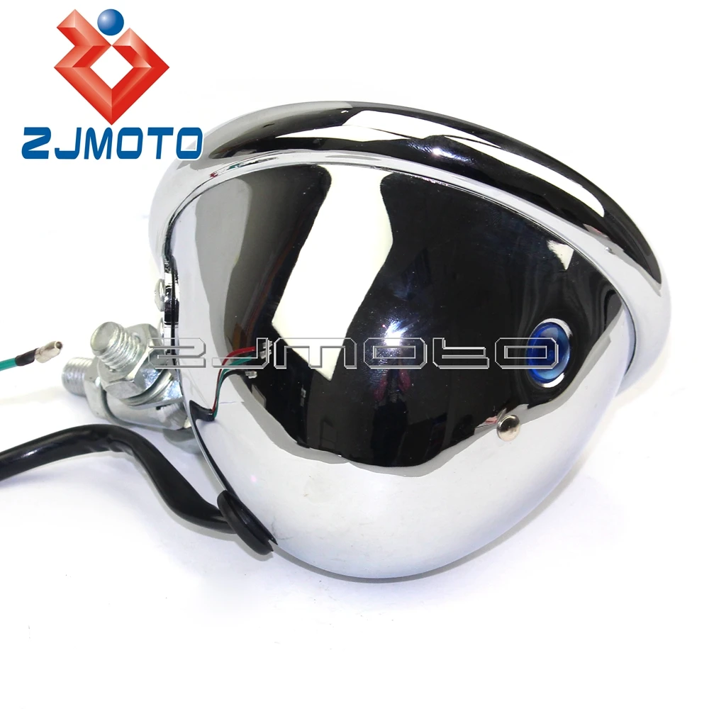 Chrome Motorcycle Custom Vintage 4.5\