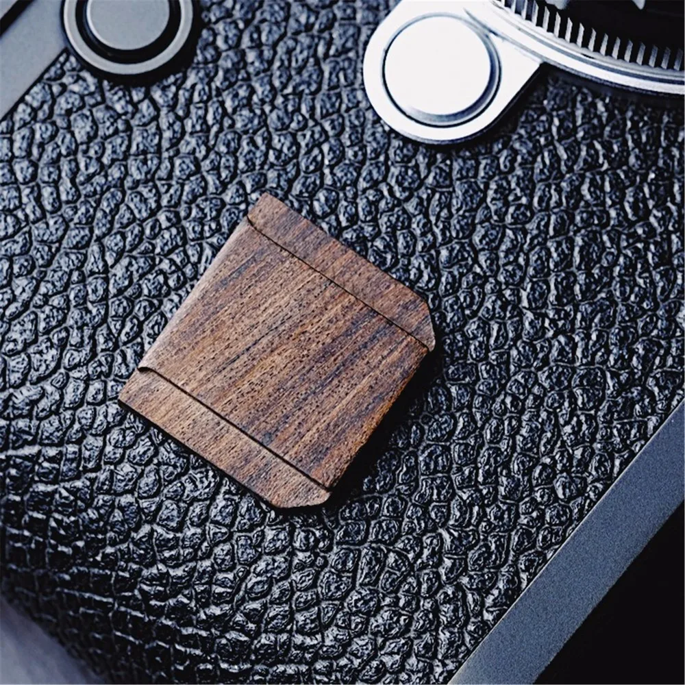 16MM แอฟริกันสีดำไม้ปุ่มปลดล็อคชัตเตอร์สำหรับ Leica M10 M10-P