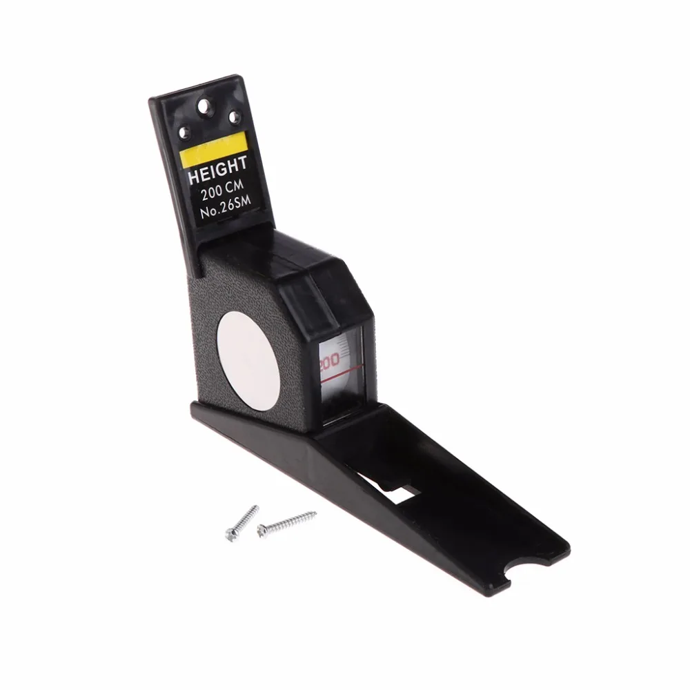 1/10 قطعة 200 سنتيمتر stadimeter الأسود الحائط شنت ارتفاع متر النمو حاكم سم متري الشريط التدابير