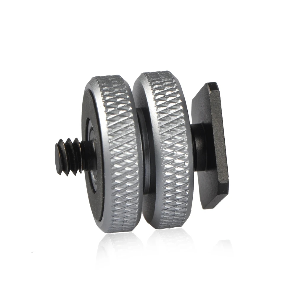 Kamera Hot Shoe Mount zu 1/4 "-20 Stativ Schraube Adapter Flash Schuh Halterung für DSLR Kamera Rig Led licht Monitor Video mikrofon