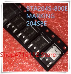 NEW 10PCS/LOT BTA204S-800E BTA204S-800 MARKING 204S8E TO-252 IC