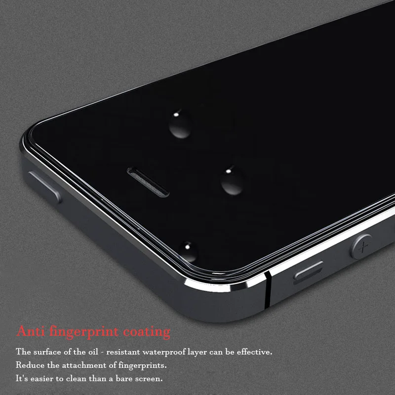 iPhone 5S 5 SE 화면 보호기 용 강화 유리 iPhone 6 6s 7 8 Plus X XS Max XR 용 9H 안티 블루 라이트 보호 필름 유리