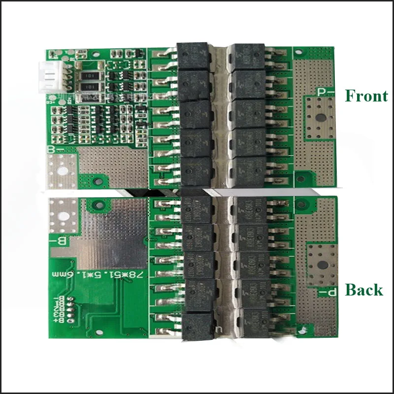 3S 11.1V or 12.6V Li-ion  battery PCB with 100A charge and  discharge current suitable for 3S li-ion 18650 battery BMS