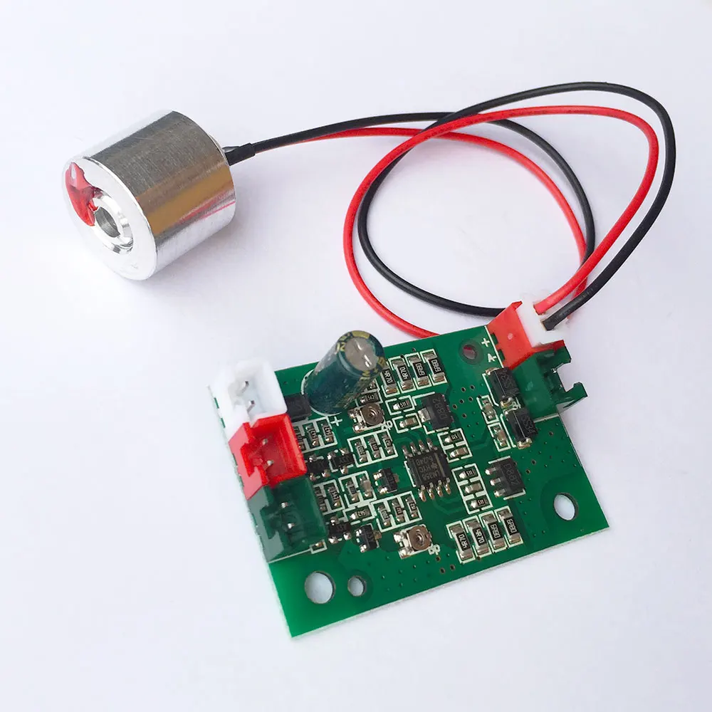 650nm 100mW Diode Red Laser Module + Free Laser Driver Board(DC5V input, 808nm/532nm&650nm + TTL)