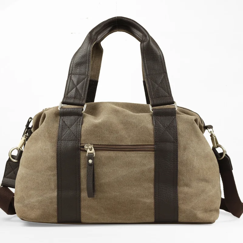 Vintage Crossbody Bag For Men Canvas Shoulder Bags Casual Men Messenger Bag Travel Handbag PT1007