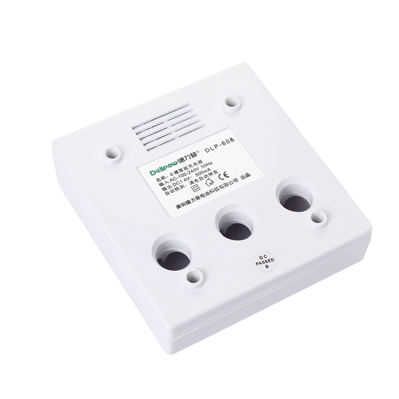 D elipowชาร์จแบตเตอรี่6สล็อต5ฉบับที่7แบตเตอรี่ทั่วไปอัจฉริยะชาร์จไฟได้รวดเร็วเปิดฟังก์ชั่นไฟ608แบตเตอรี่Li-Ion Ce