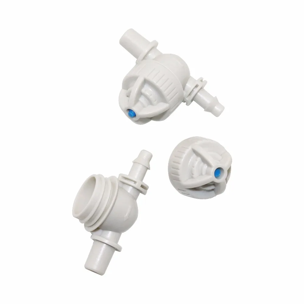 5pcs foggers anti drip valve or leak proof device for micro irrigation Gray Ball-Type Anti-Drip Device Stop Valve 5mm to 7.5mm