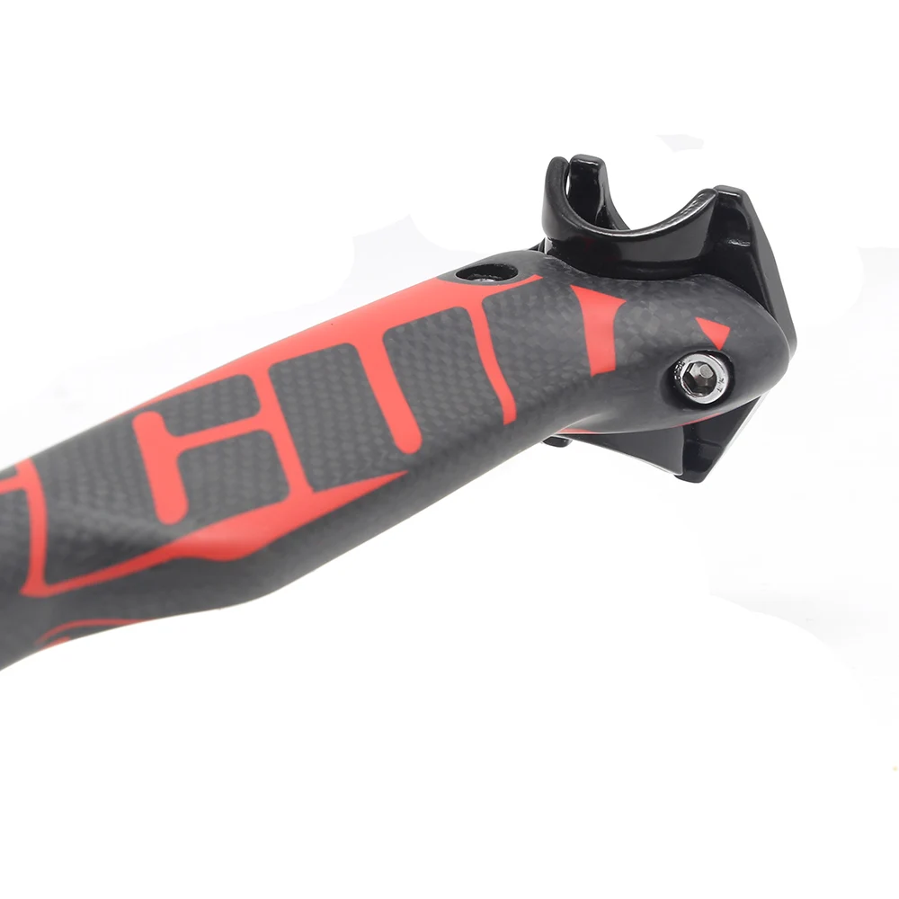 Newest Full Carbon Fiber Seatpost for Mountain Bike, Bicycle Seatposts, Road MTB Parts, 27.2、30.8、31.6*350,400mm Offset ZG308