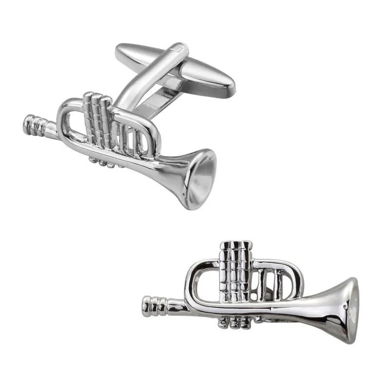 Fashion music series of musical instruments musicians of Sax piano violin Cufflinks brand jewelry men shirt cuff Cufflinks