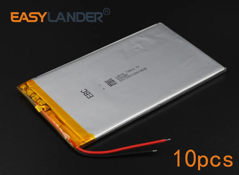 

10pcs/Lot 3.7V 4300mAh 4066120 Rechargeable li Polymer Li-ion Battery For Bluetooth Notebook E-Book Power Bank Portable Consumer